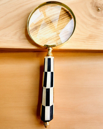 Large Retro Magnifying Glass, personalization option for a gift with engraving - variants to choose from