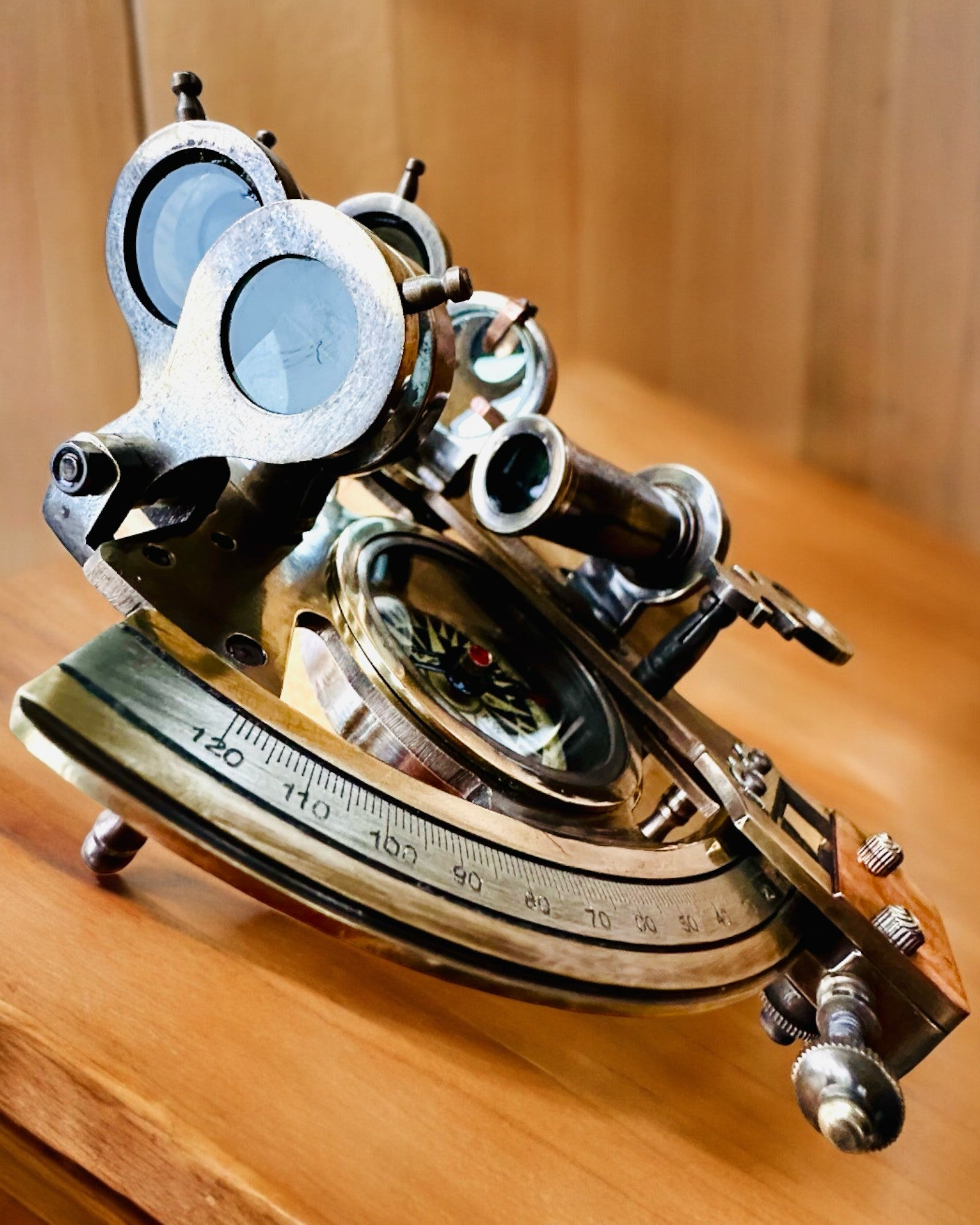 Sextant Premium with Antique Compass - personalization option with engraving