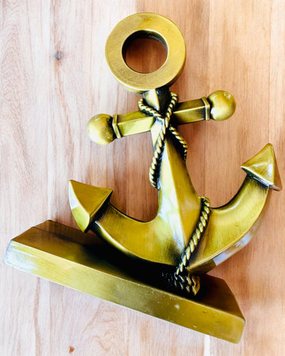 Decorative Anchor made of Aluminum - Elegant Decoration with Engraving Option - 3 Color Variants