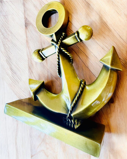 Decorative Anchor made of Aluminum - Elegant Decoration with Engraving Option - 3 Color Variants