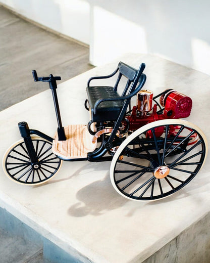 Retro Triciclo Benz Patent-Motorwagen - Modello da Collezione, personalizzazione con incisione per regalo