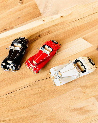 Modello in Miniatura di Auto Classiche Retro - possibilità di personalizzazione per un regalo con incisione, 3 varianti tra cui scegliere