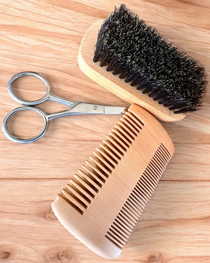 Set di Cura della Barba "BeardMaster", possibilità di personalizzazione con incisione per un regalo