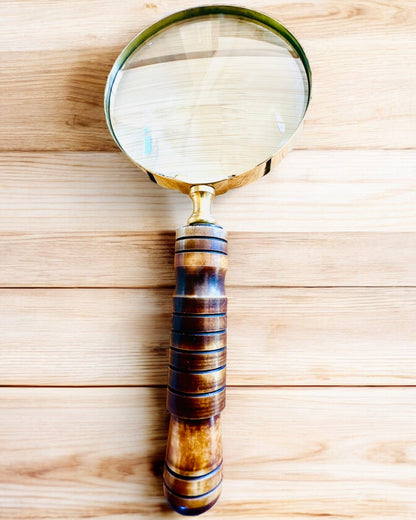 Large Retro Magnifying Glass, personalization option for a gift with engraving - variants to choose from