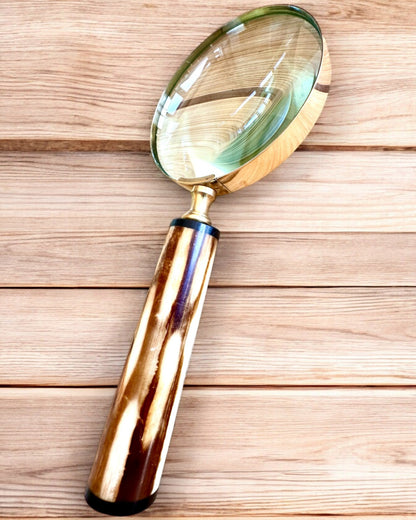 Large Retro Magnifying Glass, personalization option for a gift with engraving - variants to choose from