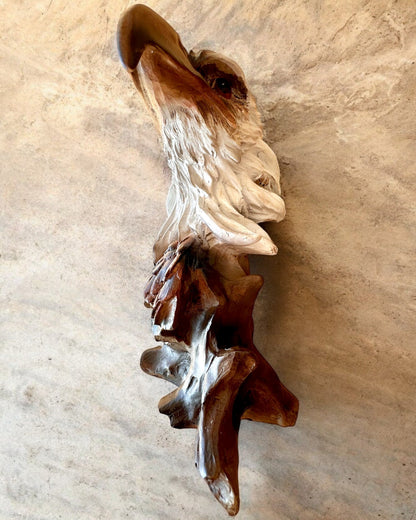 "Eagle of Freedom" - Resin Sculpture with Engraving Option for a Gift 26.5 cm in Height