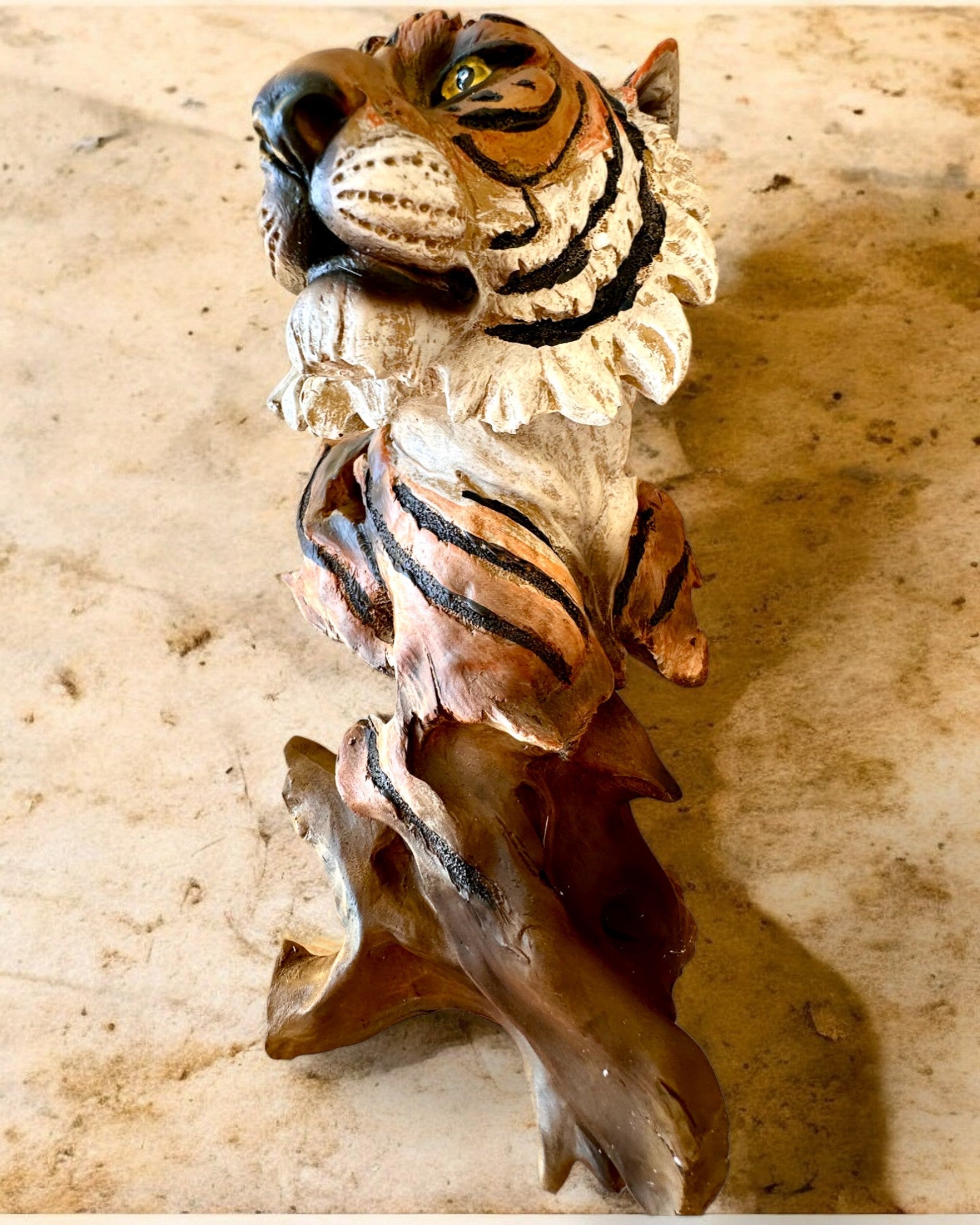 Statuette "Tigre Roi de la Jungle" avec option de gravure, figurine de 29 cm de hauteur, décoration pour un cadeau