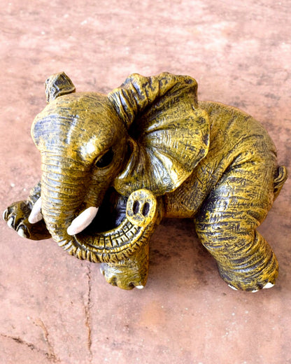 Elephant figurine "Little Lucky One" with engraving option for a gift