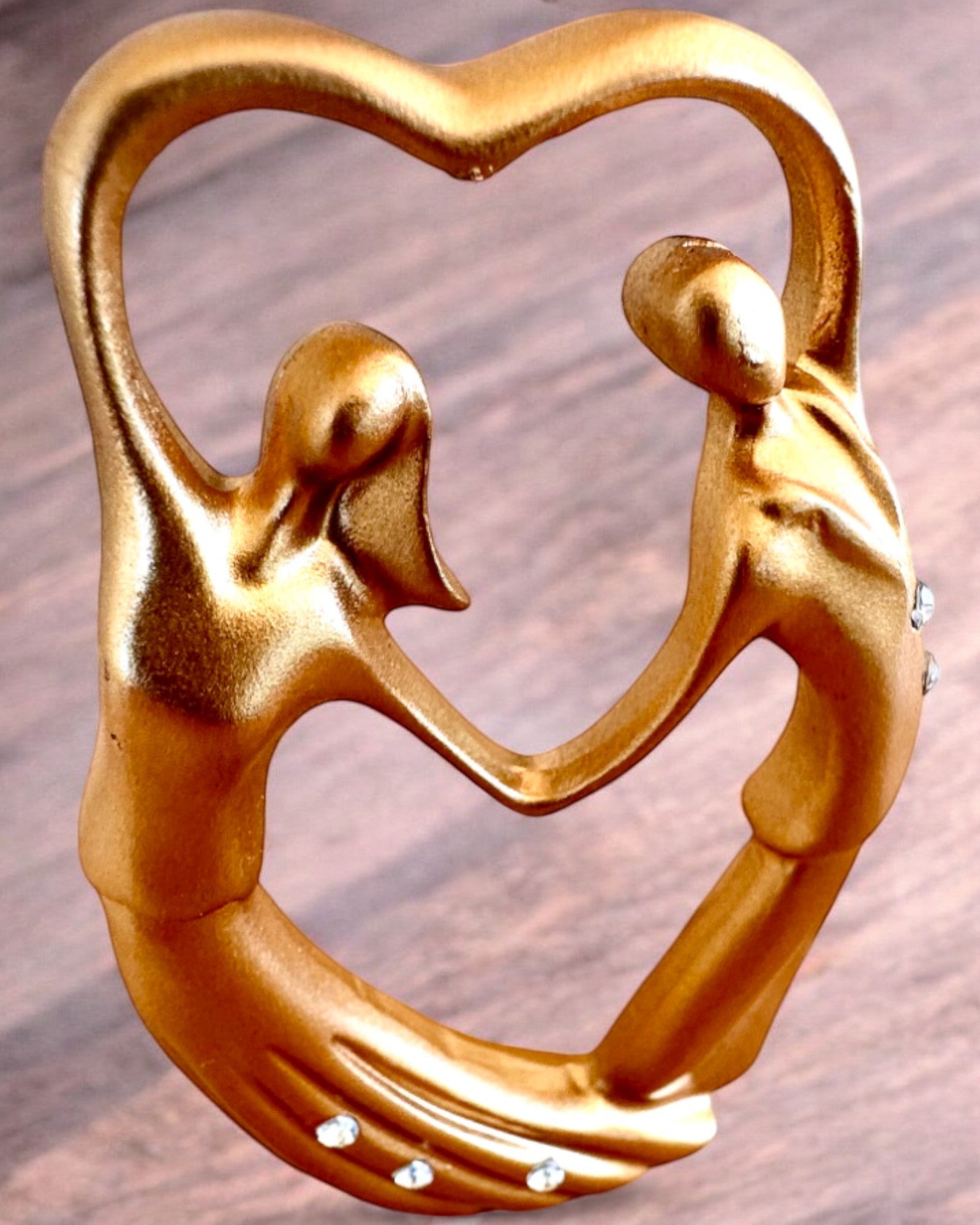 Figurine Symbol der Liebe - „Ewige Nähe“ als Geschenk, Personalisierung mit Gravur