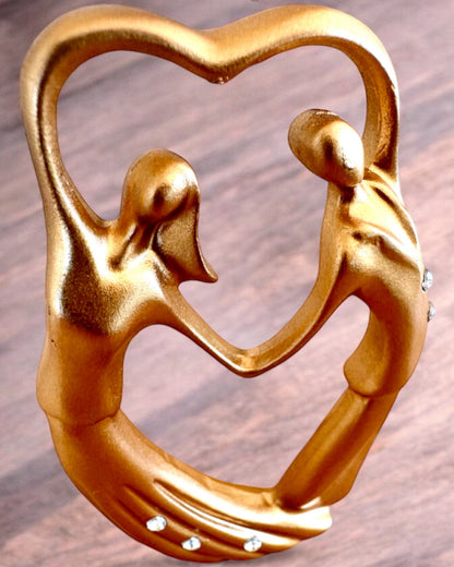 Figurine symbole d'amour - "Proximité Éternelle" en cadeau, personnalisation par gravure