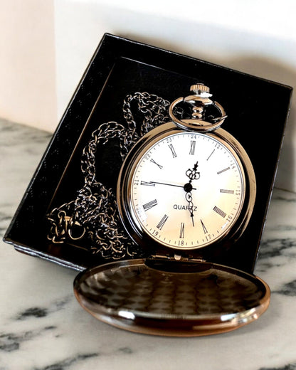 Elegant pocket watch "Czasownik" with engraving option for a gift