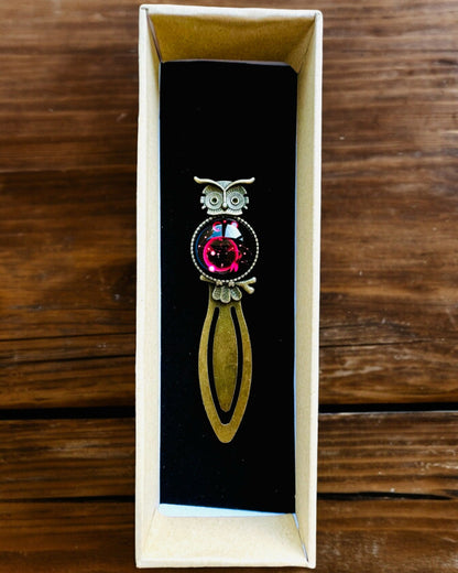 Bookmark "Owl with Constellations" - 12 variants to choose from, personalization with engraving