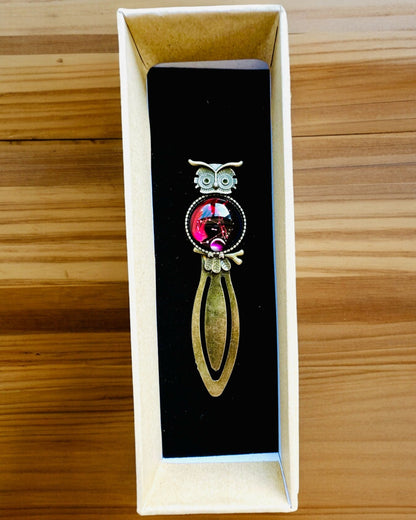 Bookmark "Owl with Constellations" - 12 variants to choose from, personalization with engraving