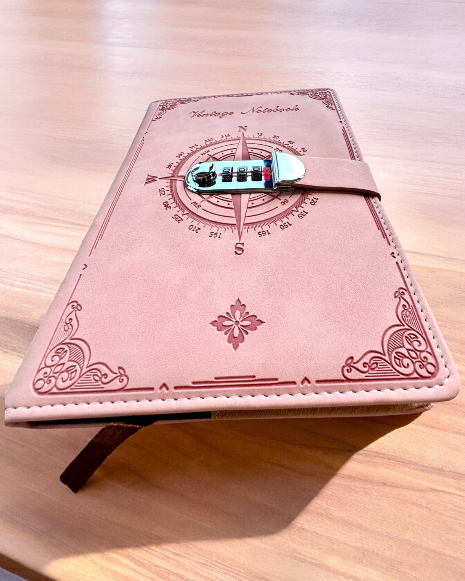 Cahier Secret A5 Vintage avec verrouillage par code - Choisissez Votre Style, personnalisation par gravure pour un cadeau