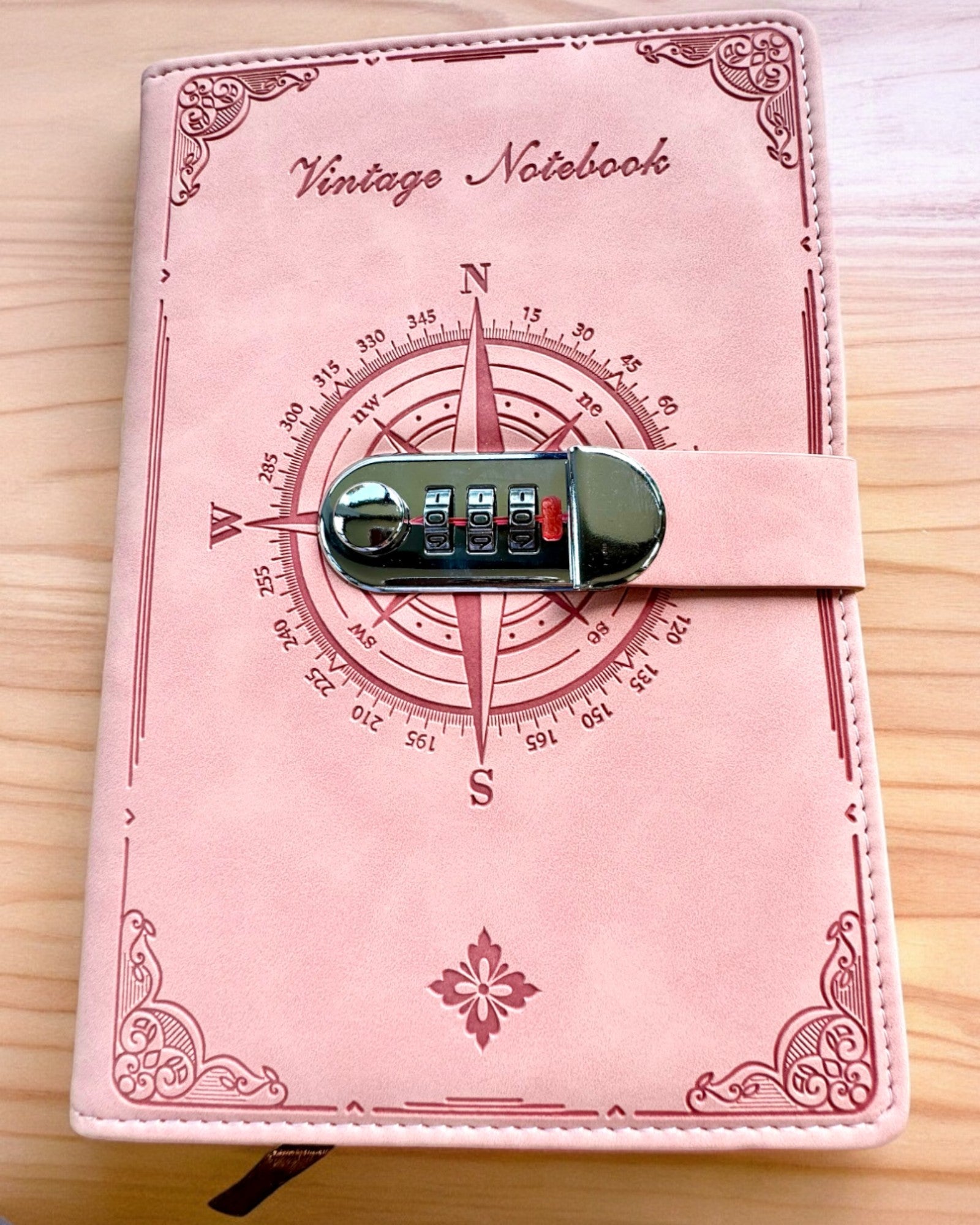 Cahier Secret A5 Vintage avec verrouillage par code - Choisissez Votre Style, personnalisation par gravure pour un cadeau