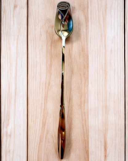 Personalized Rose Spoon with Engraving Option for a Gift - 3 Color Variants to Choose From