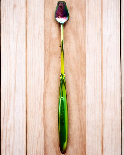 Personalized Rose Spoon with Engraving Option for a Gift - 3 Color Variants to Choose From