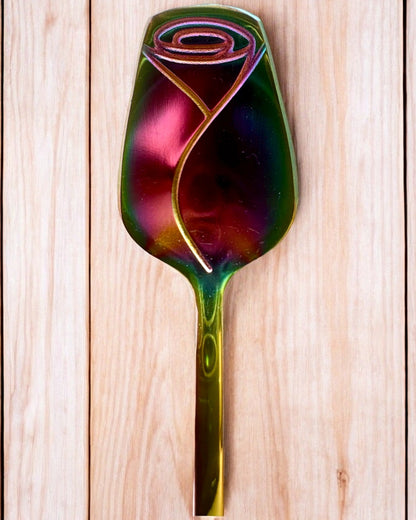 Personalized Rose Spoon with Engraving Option for a Gift - 3 Color Variants to Choose From