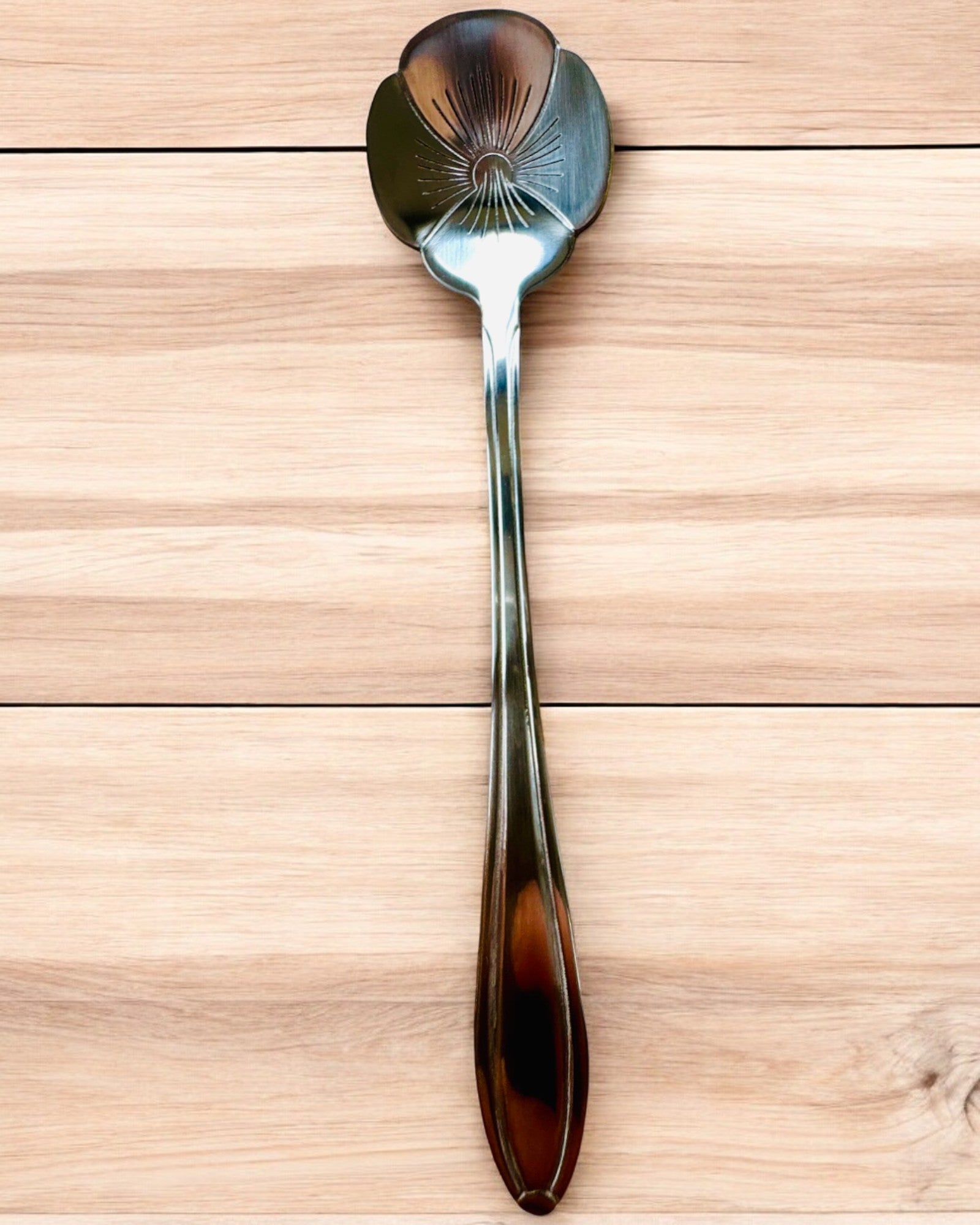 Elegant spoon "Floral Elegance" – Personalized for a gift, engraving, 7 variants to choose from