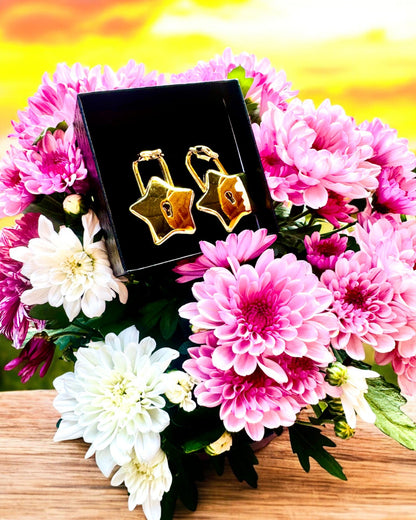 2 Star Mini Padlocks with Engraving – Secure Your Dreams, personalized for a gift, 2 color variants to choose from