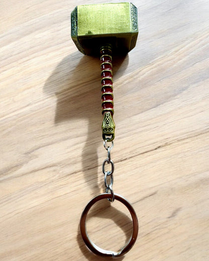 Viking Hammer - Keychain and bottle opener in one - Premium, personalization option with engraving