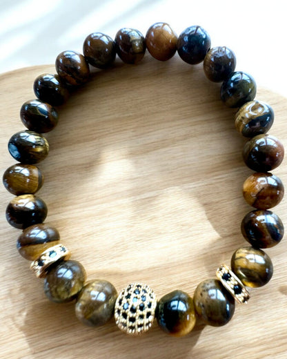 Set of 2 Bracelets "Golden Eye"