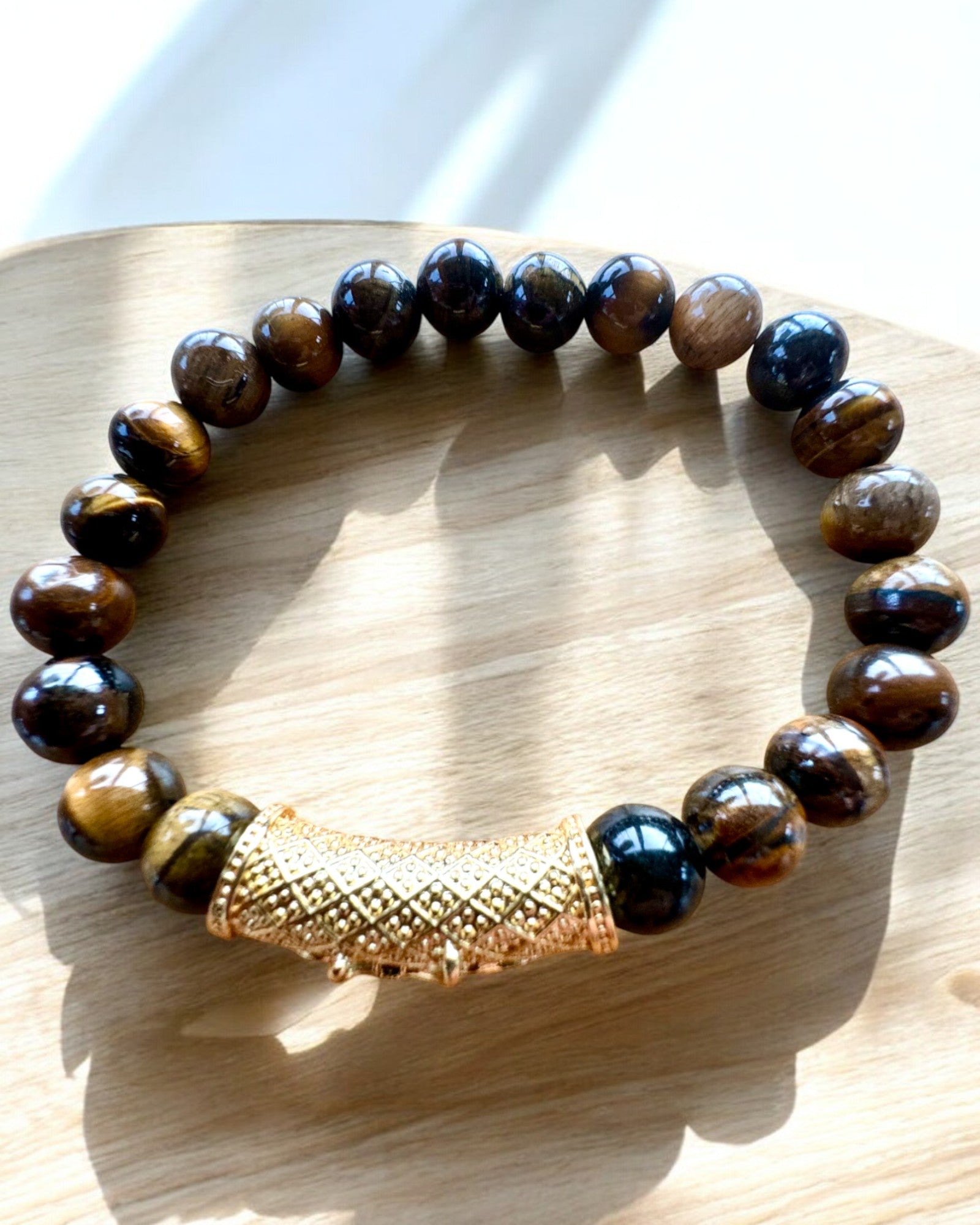 Set of 2 Bracelets "Golden Eye"