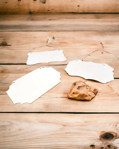 Pendentif Décoratif en Bois avec Possibilité de Personnalisation – Plusieurs Formes