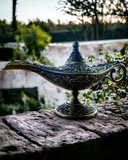 Aladdin's Magic Lamp with Engraving Option - Chopped Gold Variant