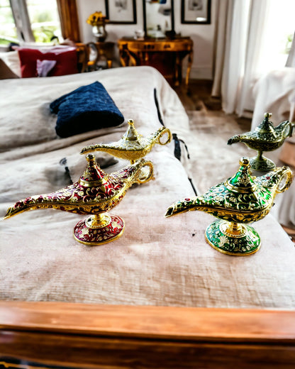 Magische Lampe von Aladdin mit Gravuroption - Variante Geschnittenes Gold