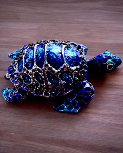 Trésor Magique de la Tortue - Boîte à Bijoux personnalisable avec gravure, cadeau