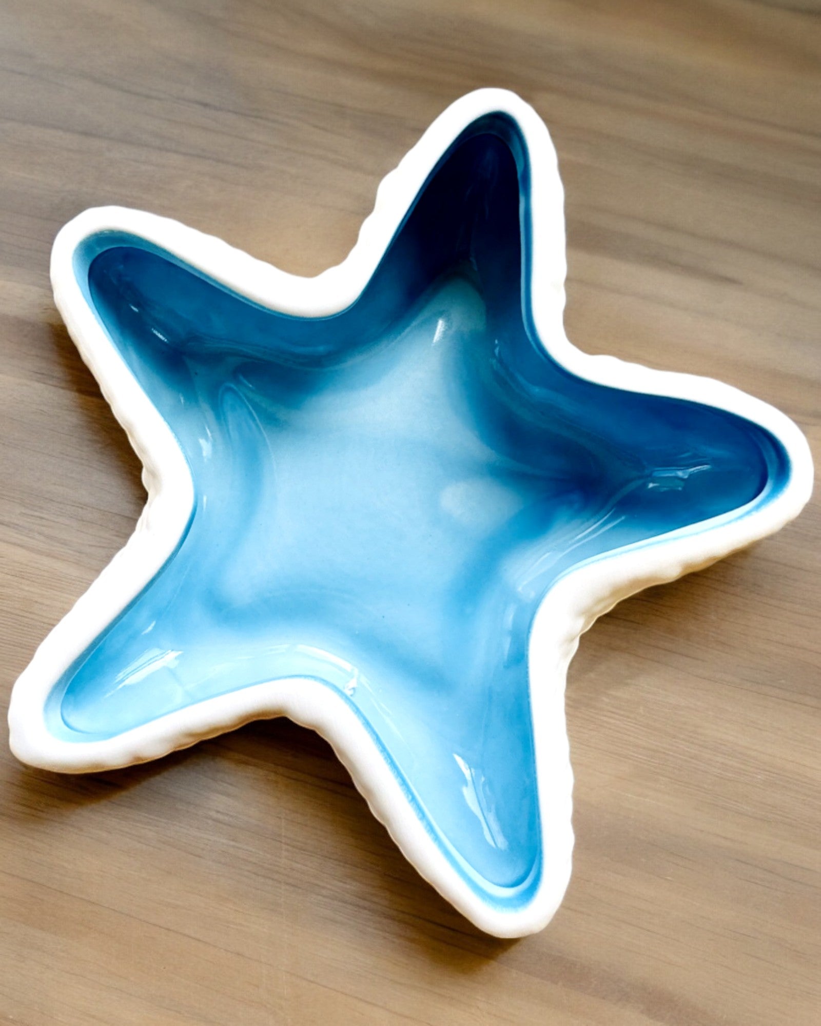 Ceramic Bowl "Star Glow" - 14 cm wide - for a gift, personalization with engraving