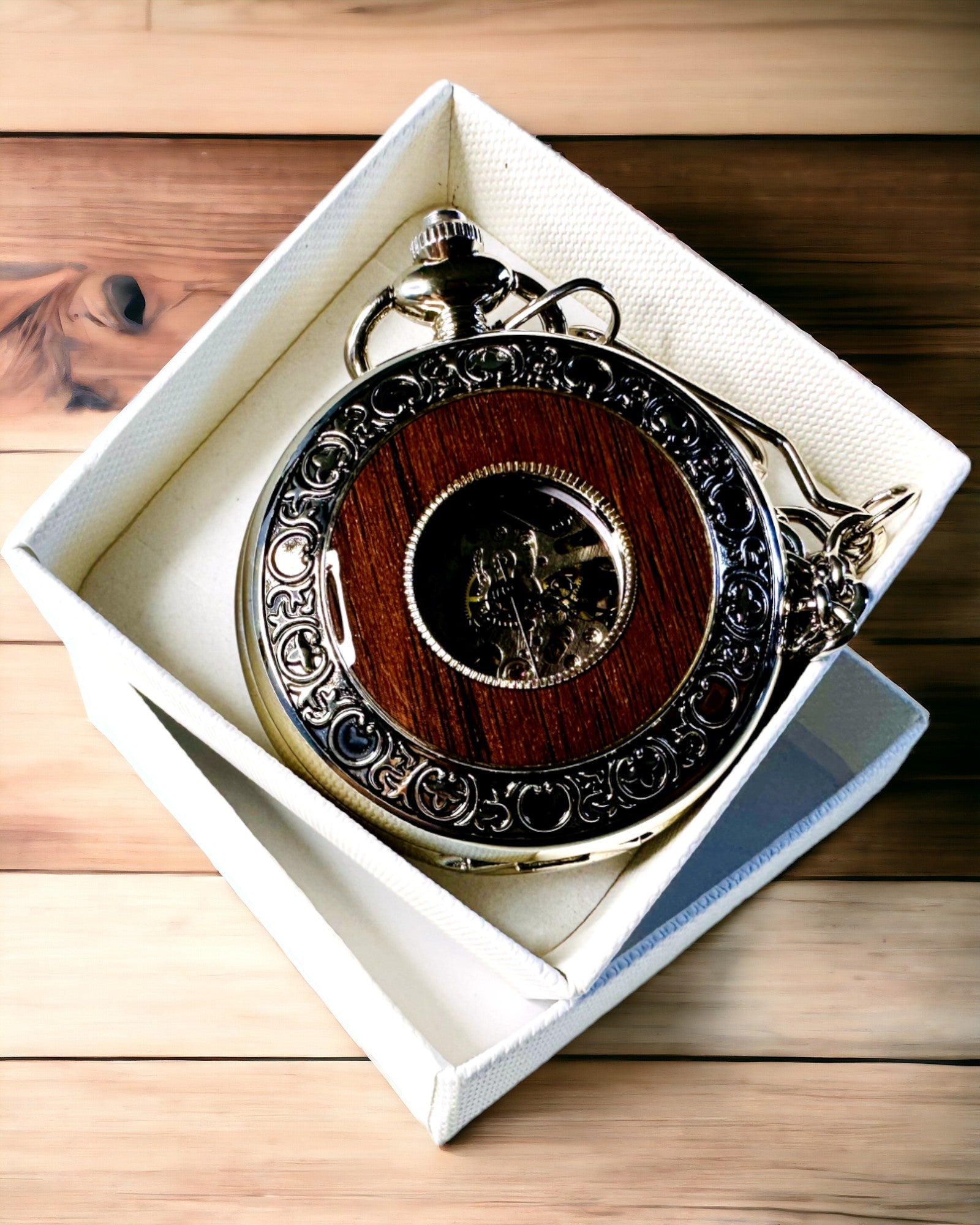 Pocket Watch "Heritage Timekeeper" with Engraving Option