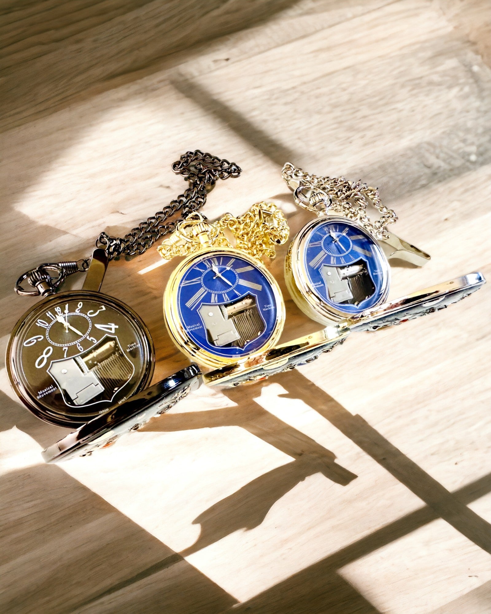 Pocket watch "Astrum Temporis" - Silver frame. Possibility of personalization with engraving.