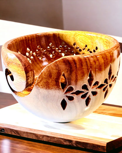 Bowl "Indian Handicraft" - Premium, Handcrafted with Engraving Option