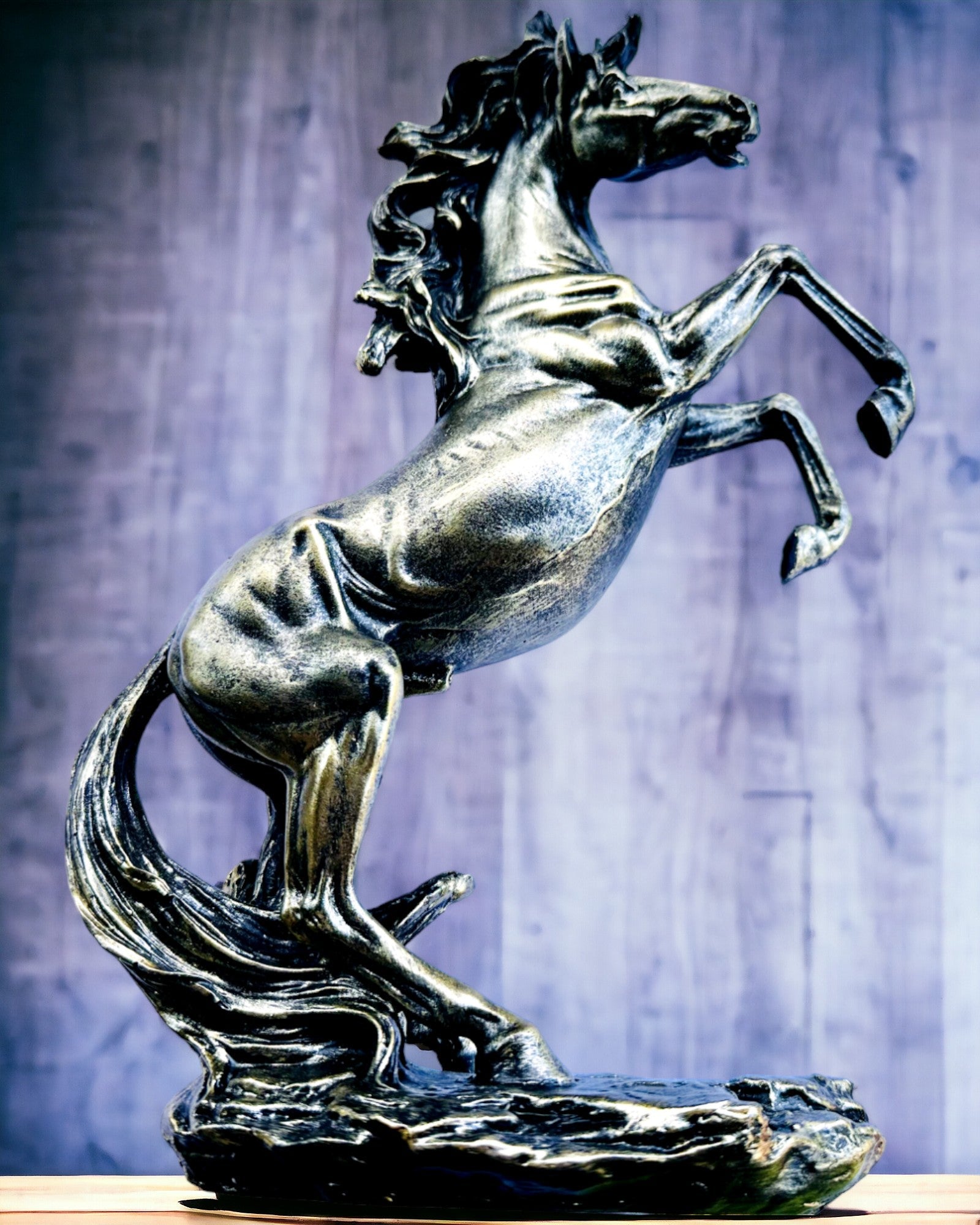 Noblesse - Figurine, Statue de Cheval en Mouvement - possibilité de personnalisation par gravure pour un cadeau