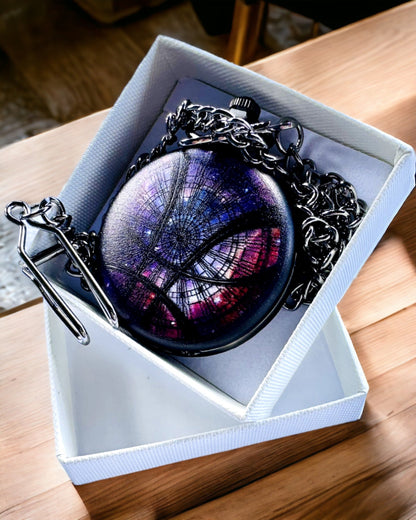 Orologio da Tasca "Galactic Vision" con Possibilità di Incisione, regalo personalizzato