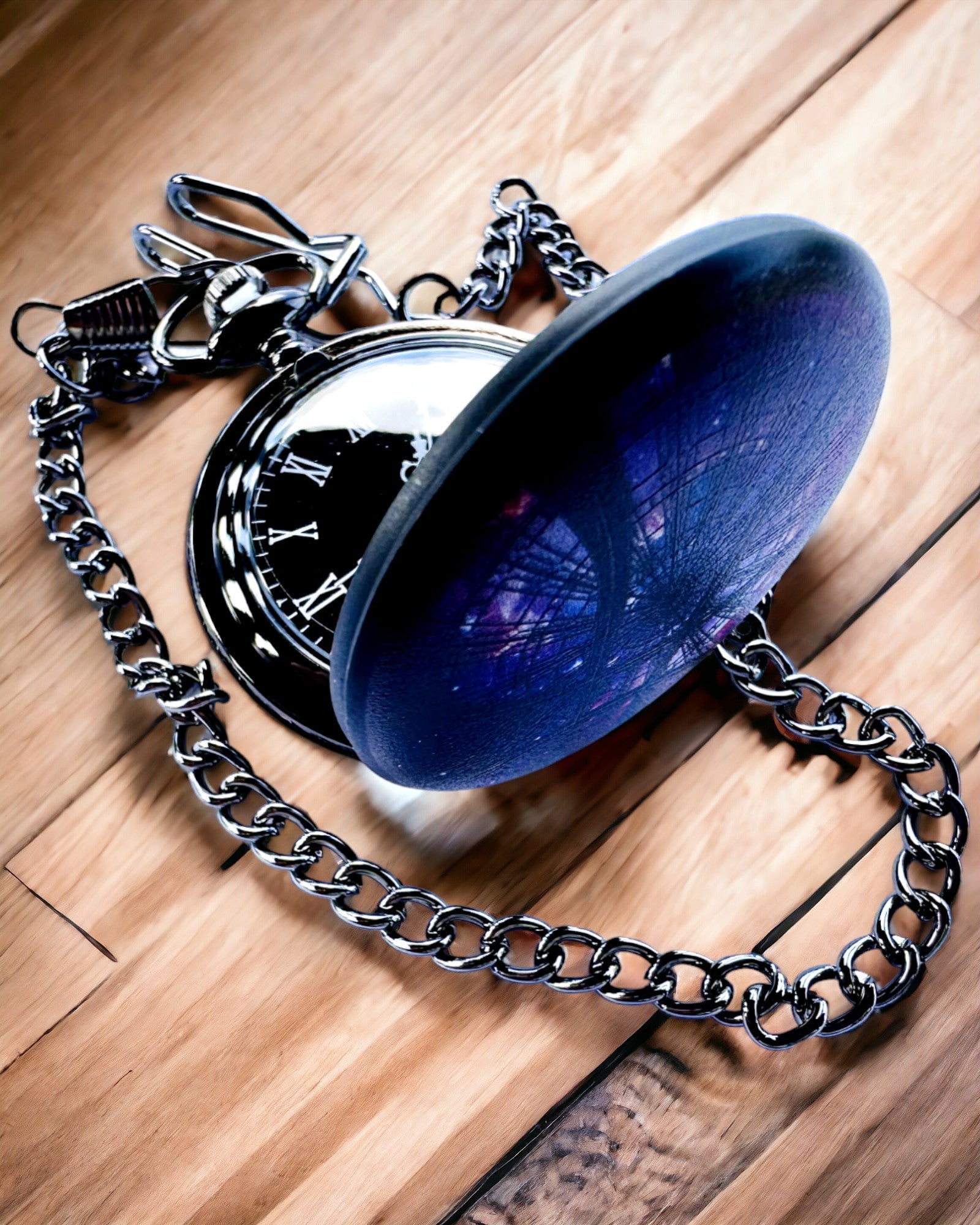 Pocket Watch "Galactic Vision" with Engraving Option, personalized gift