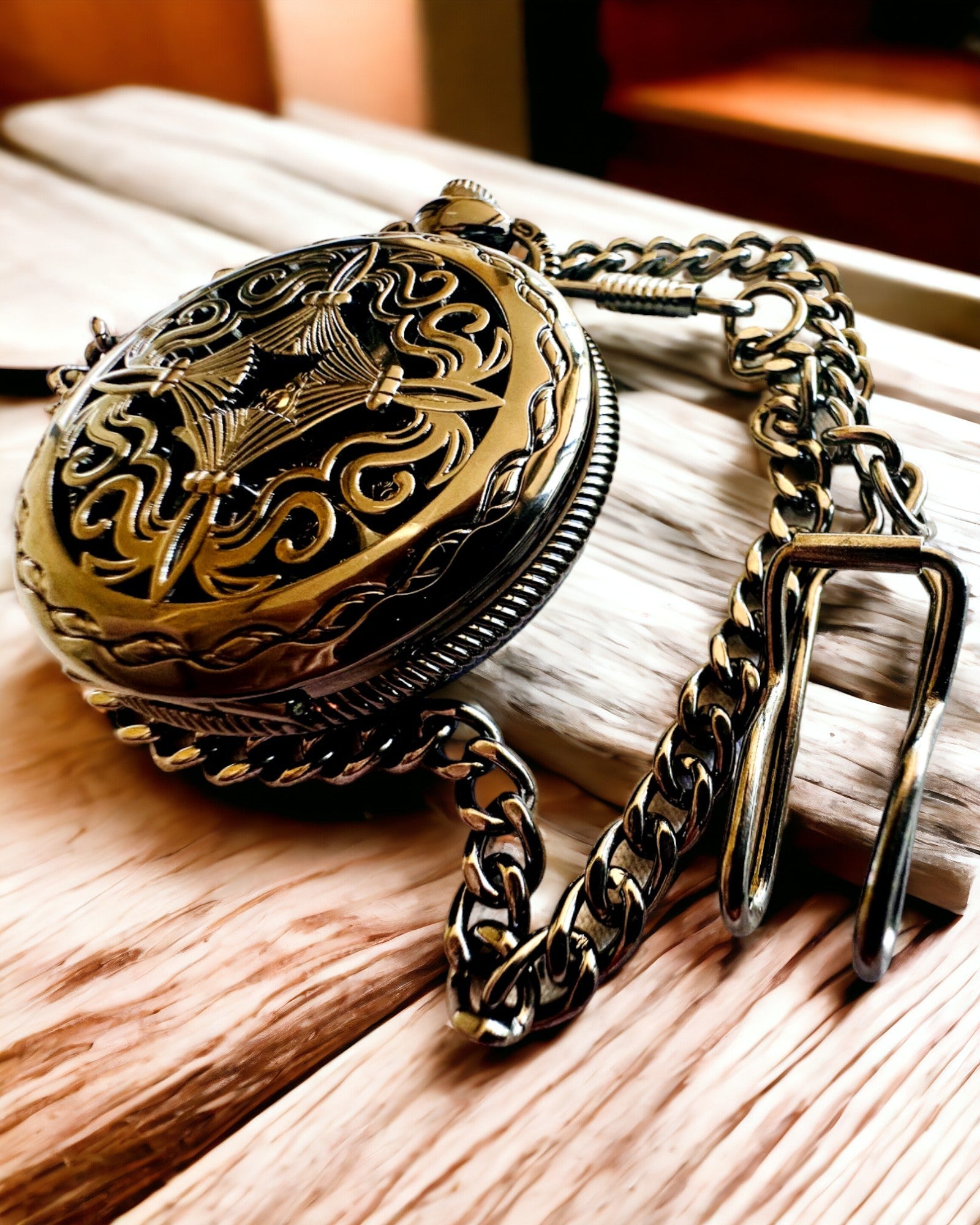 Pocket Watch "Masters of Time" - Premium Edition with Engraving Option