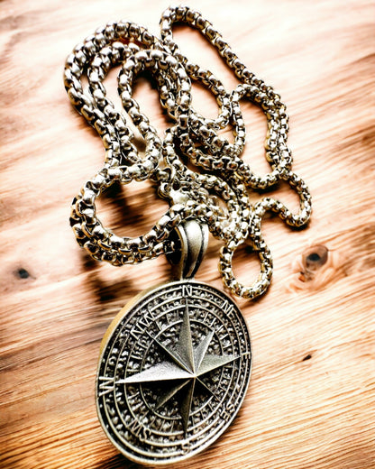 Compass Necklace "Eurla" - personalization option with engraving