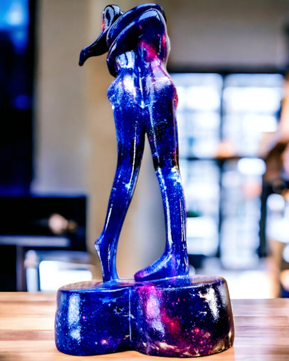 Cosmic Embrace - Resin Figurine with Engraving Option