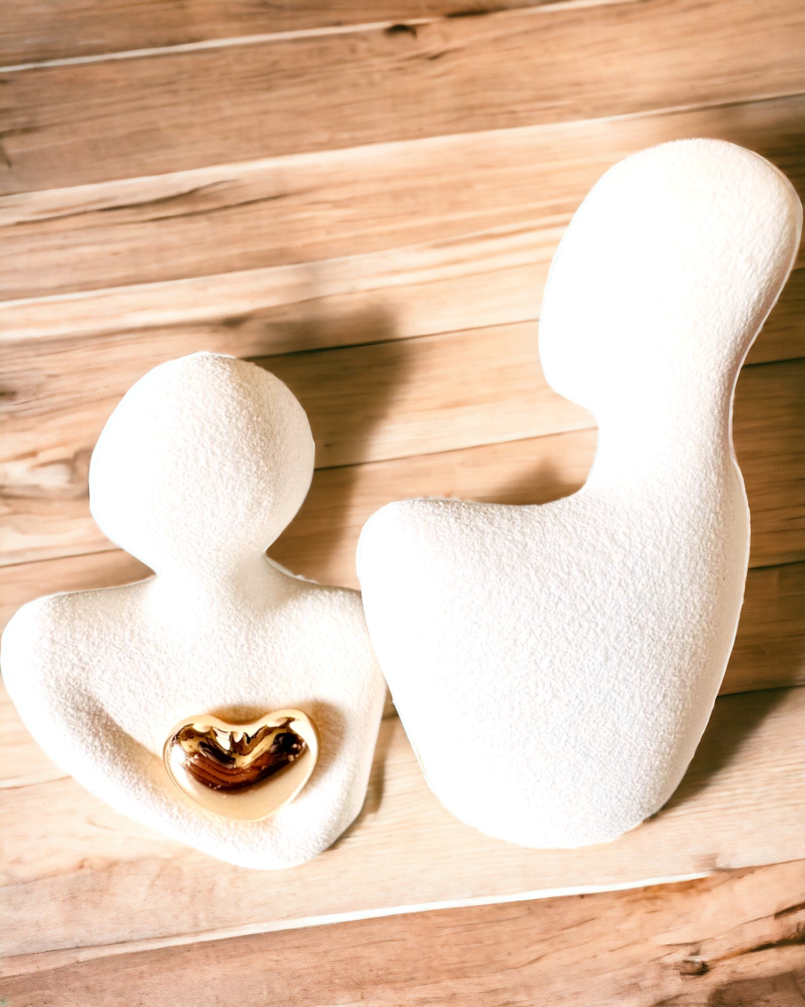 "Amore nel cuore – Figure Ceramiche Familiari", possibilità di personalizzazione con incisione