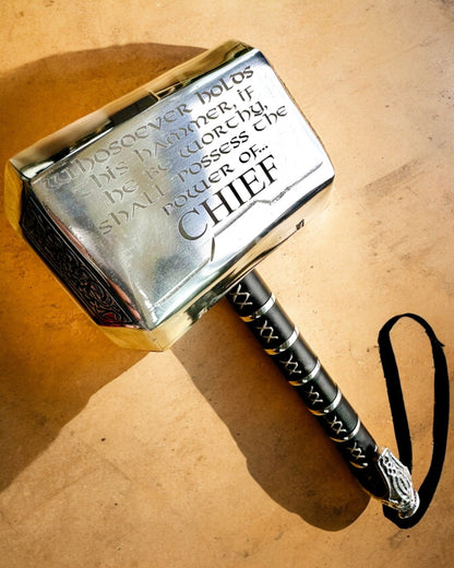 Thor's Hammer "Chief" - Handcrafted Artisan Hammer, personalization engraving for a gift