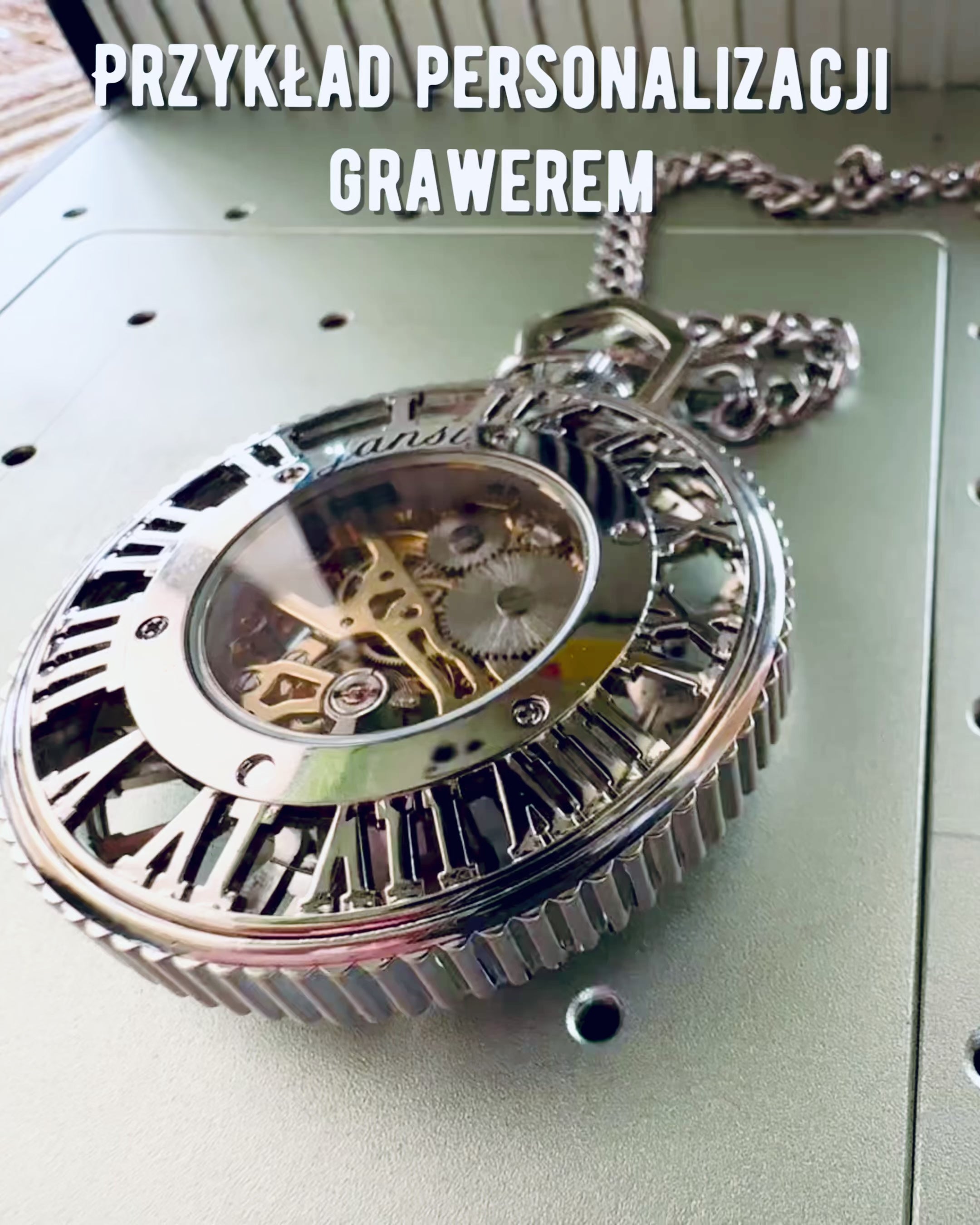 Pocket Watch "Mechanica Heritage" with Personalization Option