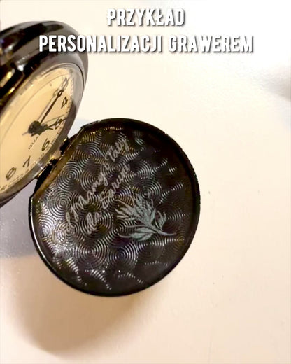 Montre de Poche "Galactic Eye" personnalisation par gravure