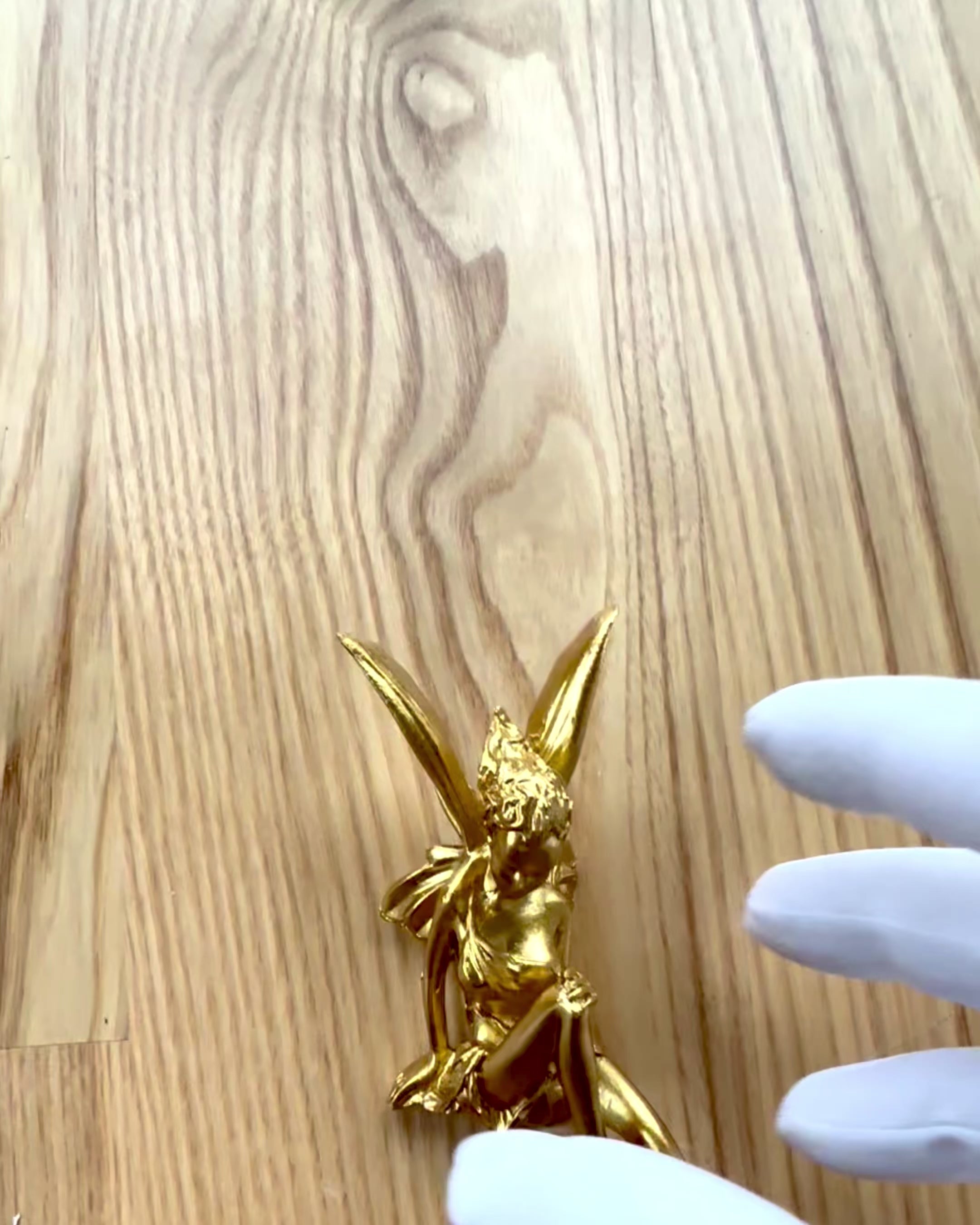 Kleine Goldene Traumfee – Figur mit Gravurmöglichkeit