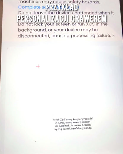 Compasso Nautico "Odkrywca 2" - possibilità di personalizzazione con incisione per un regalo, 2 varianti di colore tra cui scegliere